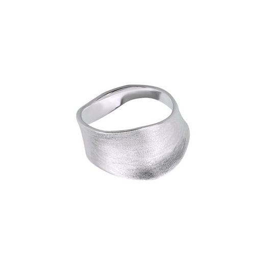 blue n white Authentic Design Wave Collection Index Ring 原創設計 浪花系列 手工銀戒指