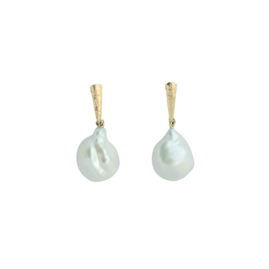 Ocean Spirit  Collection Small Baroque Pearl Earrings 海洋精靈系列 小巴洛克珍珠耳環