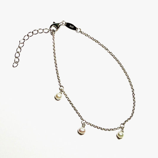 blue n white Authentic Design Petite Mermaid Pearl Bracelet 原創設計 美人魚系列 珍珠手鏈