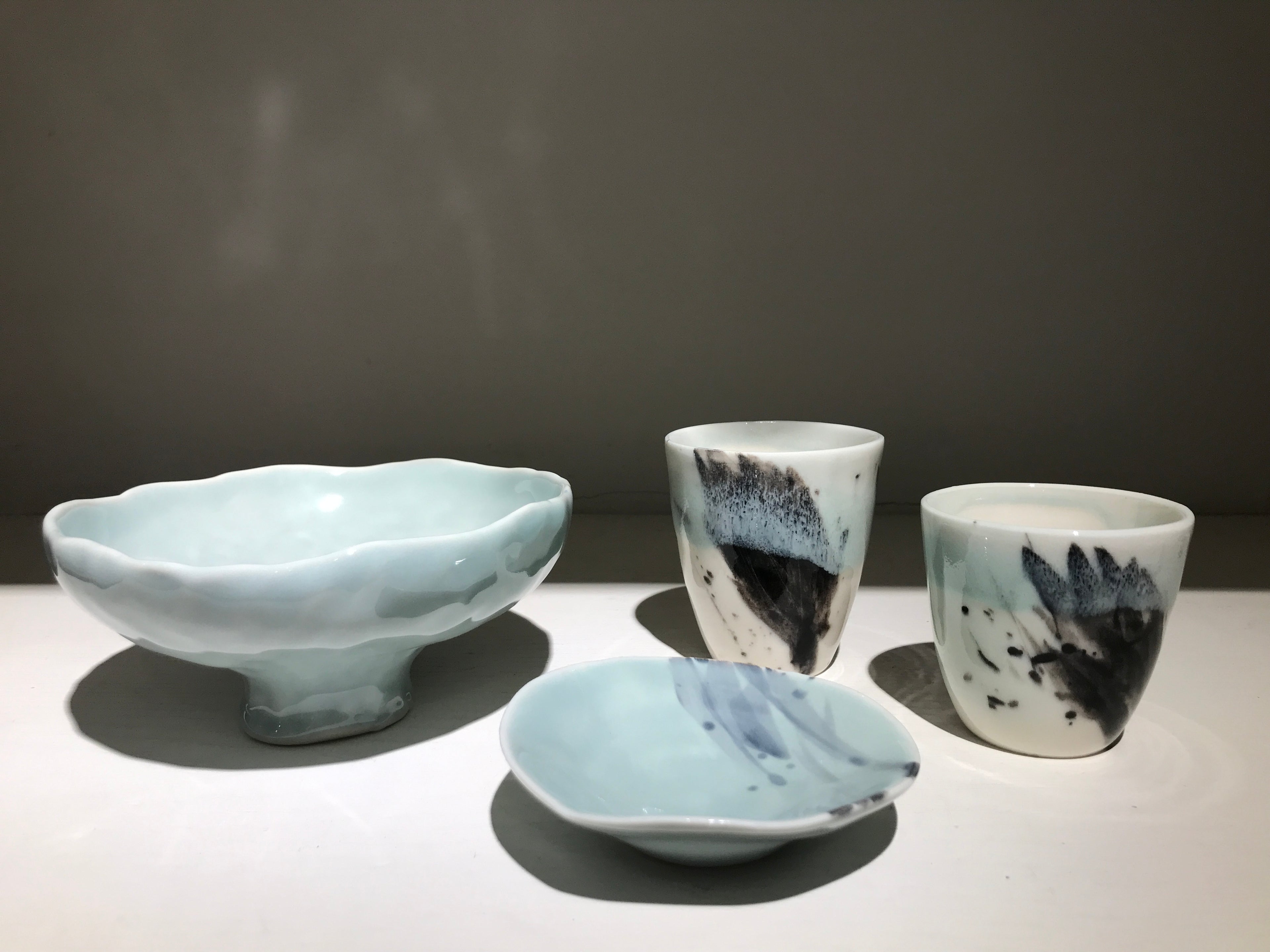 載入影片：This is a short video of making porcelain cup for the Ceramic Trio exhibition in Dec 2021.
