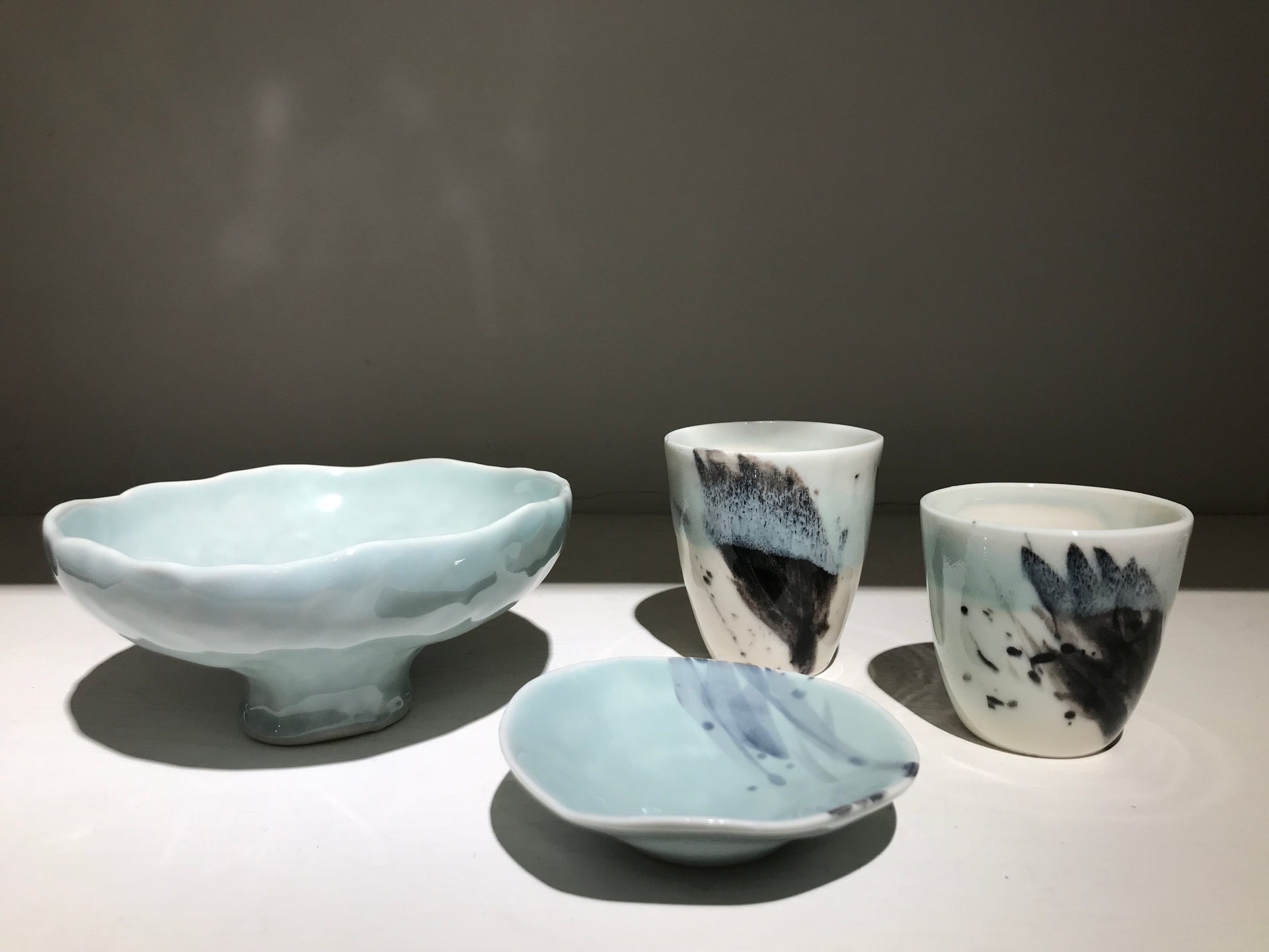 Load video: This is a short video of making porcelain cup for the Ceramic Trio exhibition in Dec 2021.