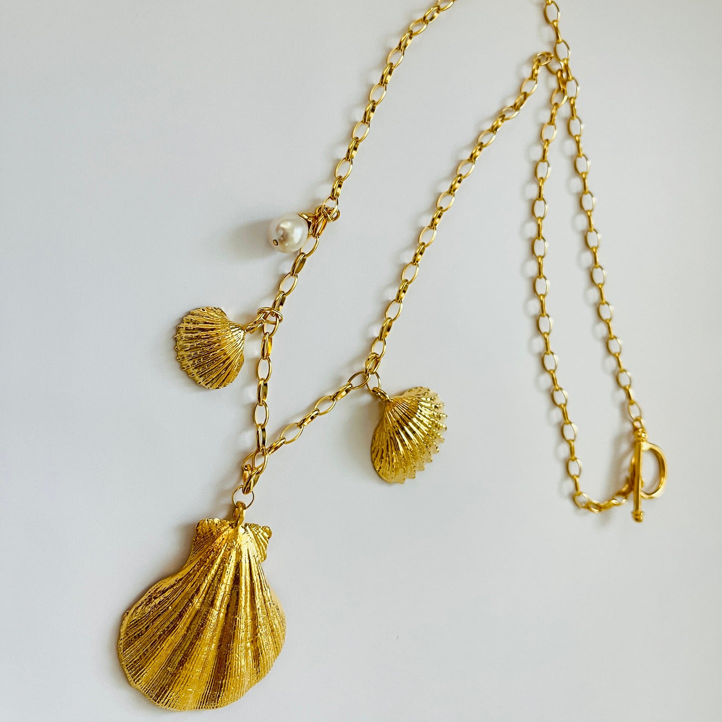 Ocean Spirit Seashell Necklace (Signature Necklace) 海洋精靈 扇貝殼項鍊