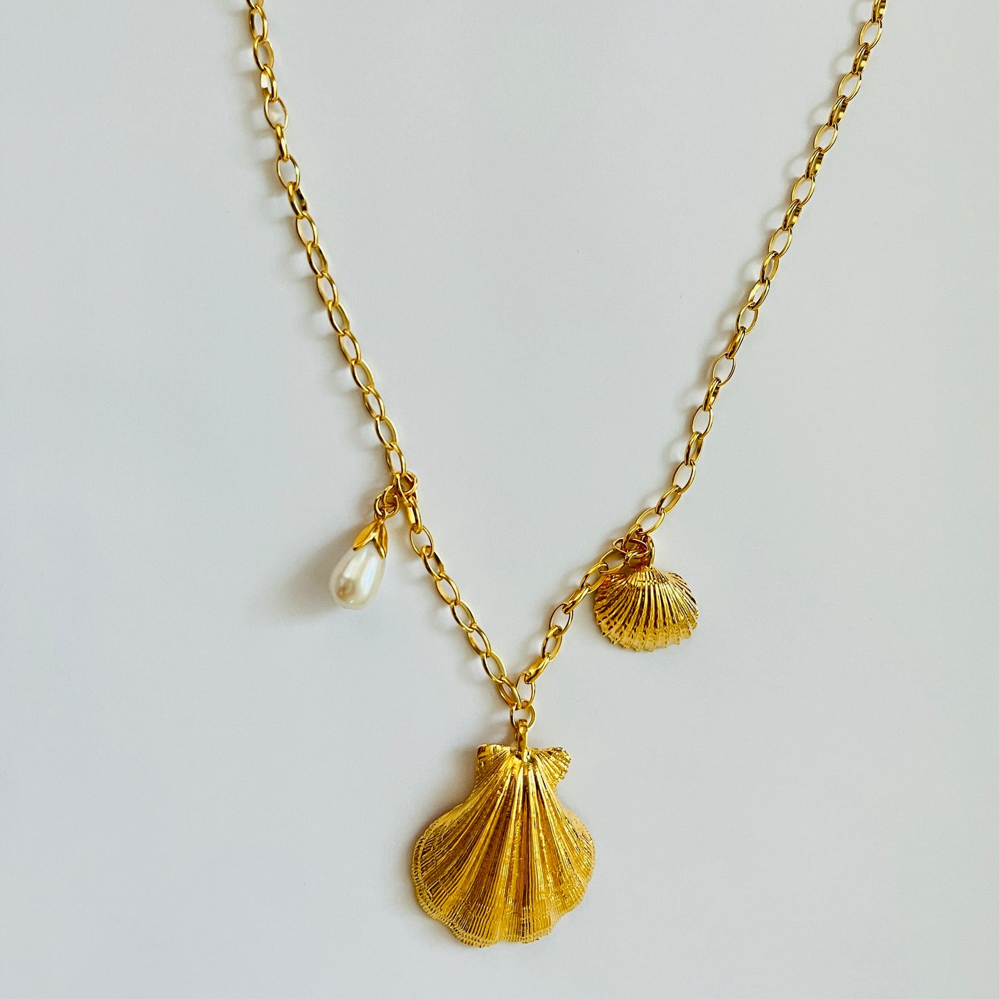 Ocean Spirit Seashell Necklace (Signature Necklace) 海洋精靈 扇貝殼項鍊